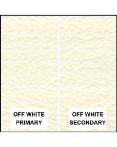 Ford Pickup Truck Bench Seat Cover Set - Ford F250 XLT Ranger - Off-White Corinthian Grain Vinyl With Off-White Corinthian Grain Vinyl Inserts