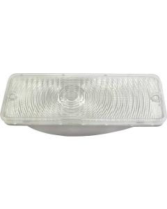 Ford Pickup Truck Parking Light Lens & Body - Clear With Ford Script - F100 Thru F350 Before Serial # C50,000