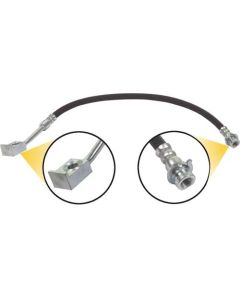 Ford Pickup Truck Front Brake Hose - Left - 19-1/4 Long - Disc Brakes - F100 Thru F150 2 Wheel Drive