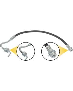 Ford Pickup Truck Front Brake Hose - Right - 19-1/2" Long Including Threads - Disc Brakes - From Frame Bracket To Wheel - F250/F350