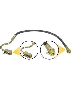 Ford Pickup Truck Front Brake Hose - Drum Brakes - 19 3/4 Long - Frame Bracket To Wheel - From Serial # A75,001 - F350