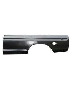 Ford Pickup Truck Pickup Box Side Outer Panel - 8' Styleside Bed - Left - With Rectangular Fuel Filler Door Hole