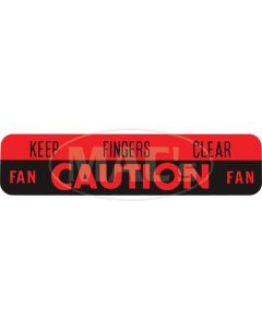 Decal - Caution Fan