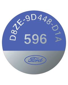 Ford Pickup Truck EGR Valve Decal - D8ZE-9D448D1A
