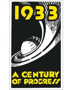 Nostalgia Decal - 1933 - A Century Of Progress - 3 Tall