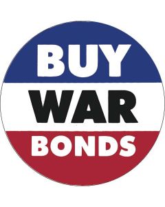 Nostalgia Decal - Buy War Bonds - 2-3/4 Tall