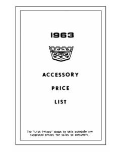 Window Decal - New Car Accessory Price List - Ford