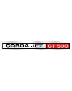 1969-1970 Mustang Shelby Cobra Jet GT500 Dash Decal