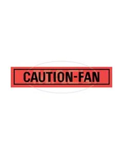 Caution Fan Decal - Falcon/Comet