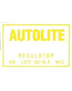Voltage Regulator Decal - Falcon