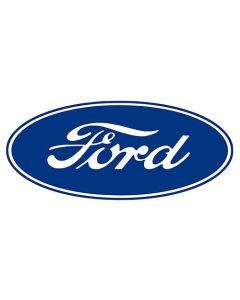 Ford Oval Decal/ 17/ Blue Oval On White Background