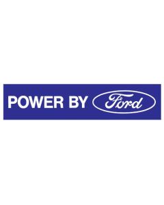 Decal - Valve Cover - Powered By Ford - White