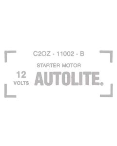 Starter Decal - 289 & 302 V8 - Ford