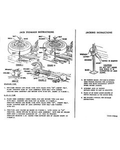 Jack Instructions Decal - C6AB-17095-G