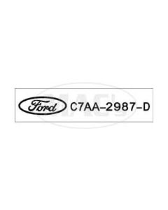1960-1970 Ford Thunderbird Air Conditioning Clutch Decal