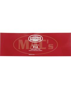 1964-1966 Mustang Rotunda Oil Filter Decal