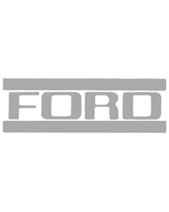 Ford Pickup Truck Exterior Decal Set - Tailgate Lettering -Silver