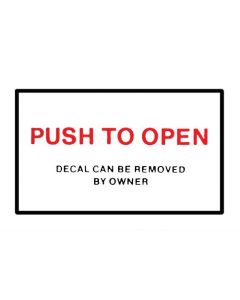 1965-1966 Mustang Console Push to Open Decal