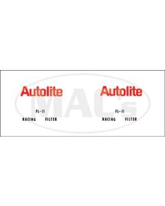 Oil Filter Decal - Autolite FL-11 - Ford
