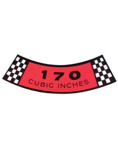 Decal - Air Cleaner - 170 Cubic Inches - Falcon