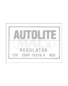 68-early70 Ecd Volt Reg W/o Ar