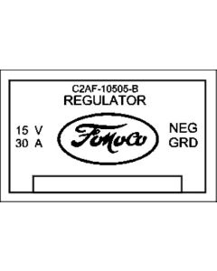 Voltage Regulator Decal - Comet & Montego
