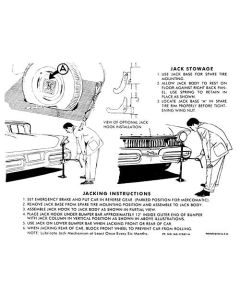 Jack Instructions Decal - Mercury