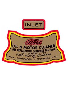 Oil Filter Decal Set - Mercury