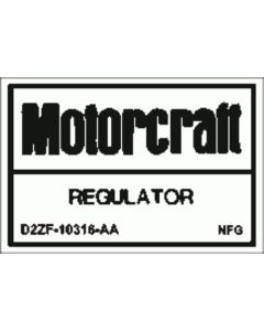 Voltage Regulator Decal