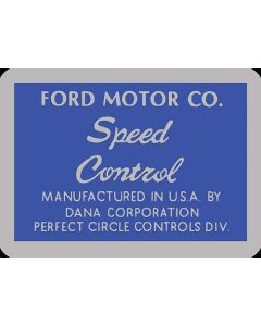Speed Control Decal - Mercury