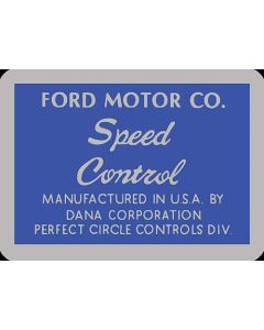 Speed Control Decal