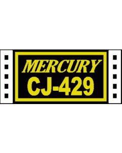 Air Cleaner Decal - Mercury, 429 4V - Cyclone With Ram Air