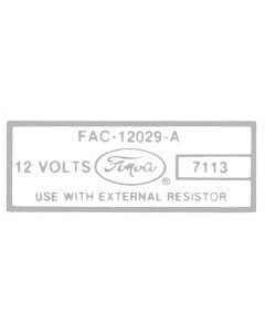 Ignition Coil Decal - Mercury