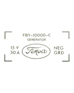 Generator Decal - Mercury