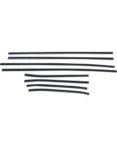 1970-71 Fairlane-Torino Fastback 8-Piece Belt Weatherstrip Kit - With Special Moldings