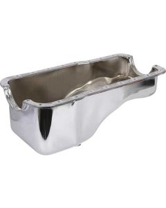 Oil Pan/ Chrome/ Includes Plug & Plug Gasket