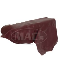 Rear Quarter Armrest Panel Upholstery - Convertible - Maroon