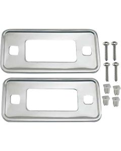 Side Marker Light Bezels - Polished Stainless Steel With Foam Backing - Front Or Rear - Right Or Left