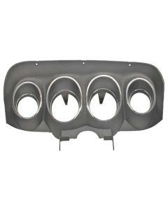 Instrument Bezel/ Black/ Chrome/ 1970 Mustang