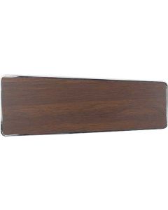 1970 Mustang Console Finish Panel Insert, Dark Walnut