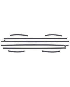 1970 Mustang Coupe Inner and Outer Belt Weatherstrip Kit, 8 Pieces