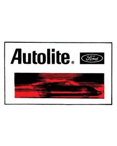 Ford Autolite Decal, 1-1/2" x 2-1/2"