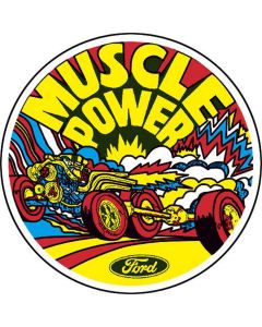 Decal - Muscle Power - Inside Window - 5