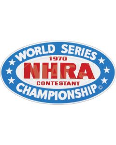 Decal - 1970 NHRA World Series Contestant