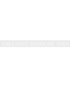 Ford Pickup Truck Unleaded Fuel Only Decal - 5 Long - Straight White Letters