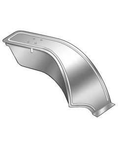 Model T Ford Rear Fender - Left - Steel - Roadster