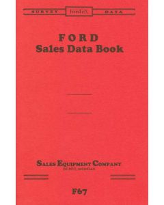 Fordex Sales & Service Data - Reprint For 1926-27 Improved Car - 40 Pages - 36 Illustrations