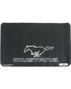 Black Fender Gripper with White Running Horse
