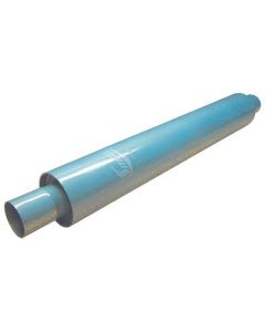 Smithy's Muffler - 22 Case - Fiberglass Packing - 3-1/2 Case Diameter - 2 Inlet and Outlet