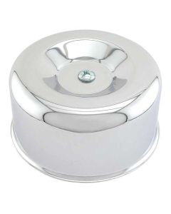 Air Cleaner - Smooth Style - Chrome - 2-5/8 Throat - Fits 2Barrel Carb